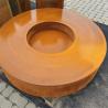 Buy cheap Outdoor Round Shape Wood Burning Corten Steel Fire Pit For Backyard from wholesalers