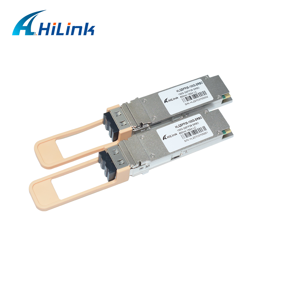 100G QSFP28 SR BiDi OM4 MMF 100m LC Optical Transceiver