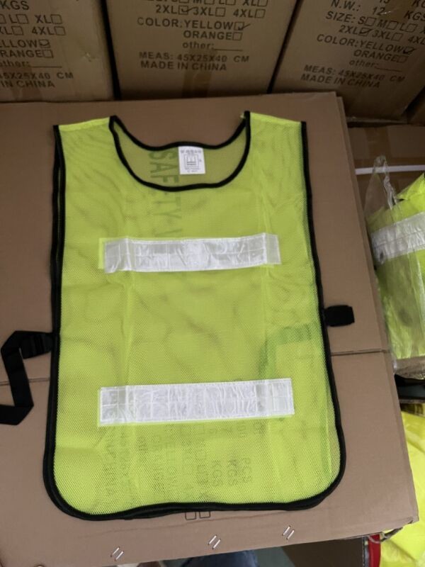 Reflective High Visibility Mesh Vest Traffic Breathable Mesh Safety Vest