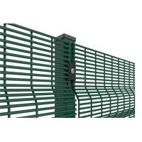 Buy cheap Powder Coated 358 Anti Climb Fence Green Anti Climb Security Fencing product