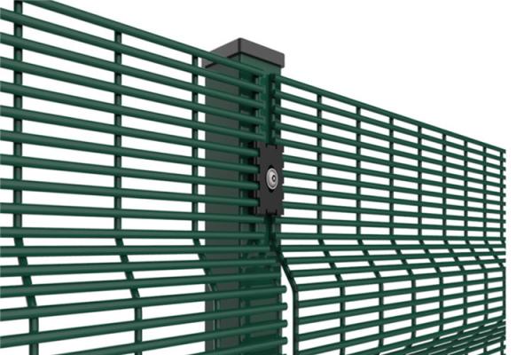 Buy cheap Powder Coated 358 Anti Climb Fence Green Anti Climb Security Fencing from wholesalers