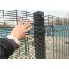 Buy cheap Powder Coated 358 Security Fencing Horizontal Wire 3.2mm Panel Size 2.4*2.1m from wholesalers