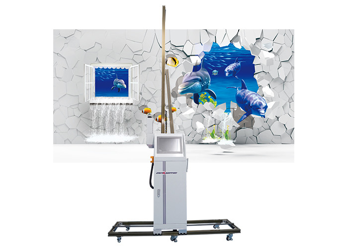 Multi Colors 720x720dpi Vertical Wall Painting Machine DX10 Head