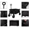 Buy cheap Mesh Platform Four Wheel Folding Wagon Cart Industrial For Grocery Shopping from wholesalers