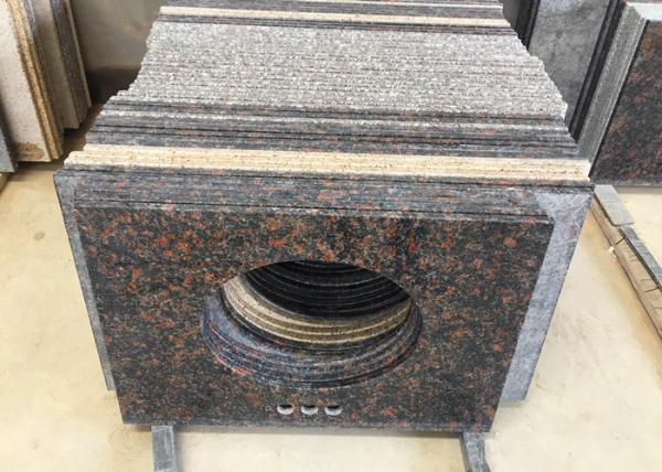 Buy cheap Hard Solid Natural Granite Vanity Tops High Density 2.8 G / Cm3 For Hotel Bathroom from wholesalers