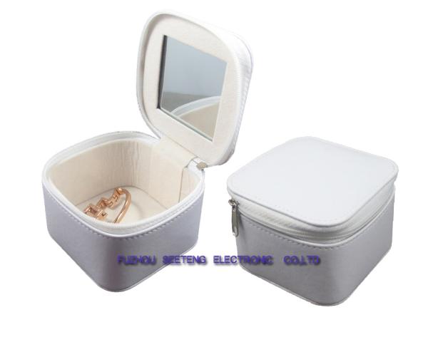 Buy cheap High end and elegant PU leather jewelry box for wholesale from manufacturer from wholesalers