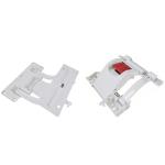 White Guardrail Bracket Aluminum Alloy Material For Hospital Bed