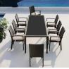 Buy cheap Leisure Modern PE Rattan outdoor Chair and table sets Aluminium Garden wicker stackable Chair from wholesalers