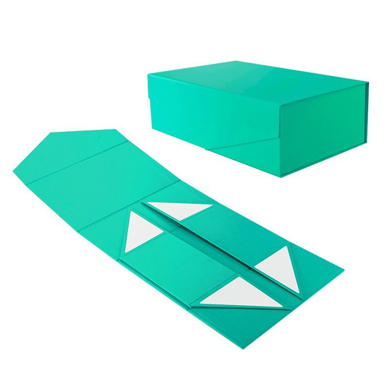 Custom Logo Printed Cosmetic Jewellery Folding Cardboard Box, Christmas Decoration Paper Gift Box