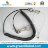 Buy cheap China Factory Supply Solid Black Long Spiral Coiled Lanyard Retainer from wholesalers