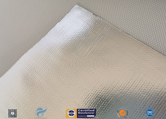 260℃ Tear Resistance 12.6oz Aluminium Foil Coated Fiberglass Fabric