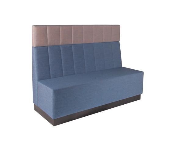 Buy cheap Modern High Back Restaurant Booth Seating 2 Seater Furniture Sofa from wholesalers