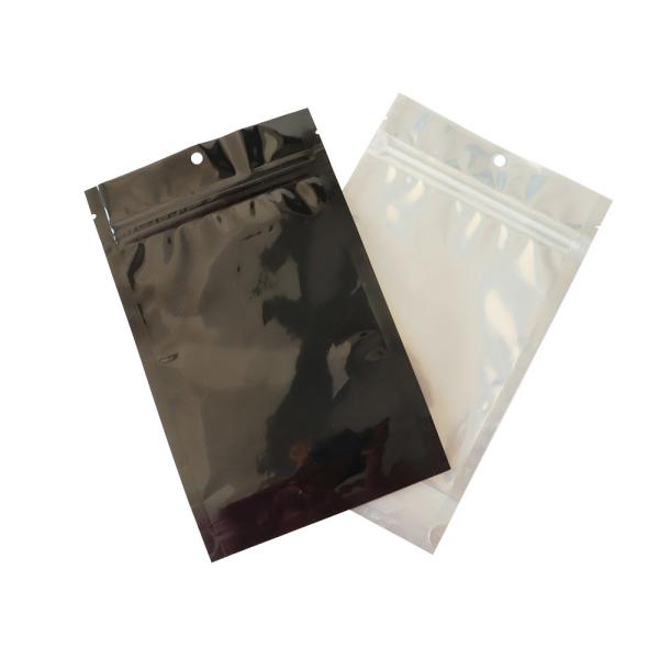 Buy cheap Clear Black Weed Mylar Bag 1/2 oz Dispensary Weed Packaging Pouch​ from wholesalers