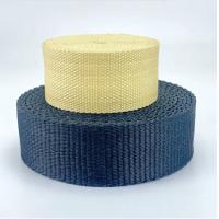 Buy cheap Abrasion Resistant Aramid Cord Belt Anti Static Woven Kevlar Fabric Strips product