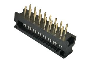 China 2.54mm 16 Pin IDC Connector Male Header UL 94V 0 60V AC / DC Operating Voltage on sale