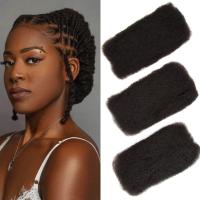 Buy cheap Kinky Curly Human Hair Bundles For Braiding And Lock Extensions Chemical product