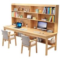 Buy cheap Shengwei Furniture Solid Wood Bookshelf Integrate Double Or Three-Person Writing product