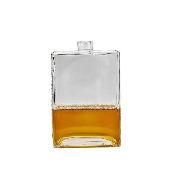 Buy cheap Clear Glass 700ml End Whiskey Bottle with Lid Classic Design from wholesalers