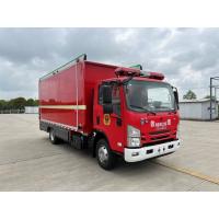 Buy cheap QC90 Apparatus Isuzu Commercial Fire Trucks Rescue 3 Person Red Colour product