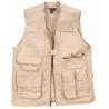 Buy cheap 260 GSM 100% Cotton Mens Beige Utility Vest Twill 2/1 Flame Retardant from wholesalers