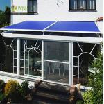 Heavy Duty Retractable Roof Awning Remote Motor Sunshade Waterproof Retractable