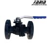 Buy cheap Manual 2-Piece Dn25 Ball Valve Carbon Steel Flange Corrosion Resistant from wholesalers