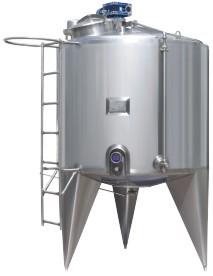 Buy cheap SUS 304 Milk Storage Tank , Stainless Steel Mixing Tank For Dairy Products from wholesalers