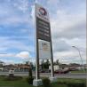 Buy cheap Outdoor Modern Pylon Signs Free standing Stainless Steel for 4S Store Parking Lot from wholesalers