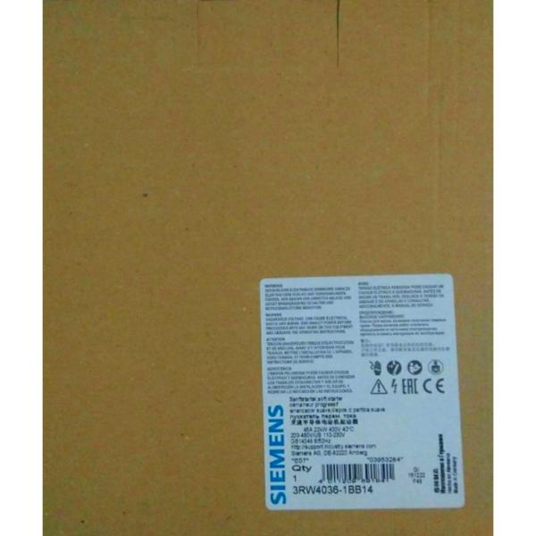 Buy cheap SIEMENS 3RW4036-1BB14 SIRIUS soft starter S2 45 A, 22 kW/400 V, 40 °C 200-480 V AC, 110-230 V AC/DC Screw terminals from wholesalers