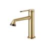 Buy cheap Gold Basin Mixer Faucet Brass Single Lever Lavatory Faucet from wholesalers