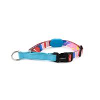 Buy cheap Red Purple Pink Custom Reflective Dog Collars For Small Dogs 1.5 Inch Dog Collar product