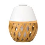 Hotel Flame Light Elegant Aromatherapy Wood Grain Essential Oil Diffuser