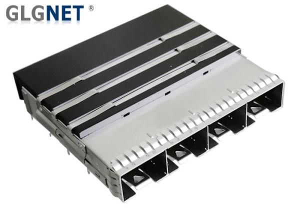 Buy cheap Heat Sink EMI Tabs SFP Cage Connector 1x4 Multiple Port SFP28 Cage from wholesalers