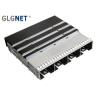 Buy cheap Ganged Structure Heat Sink EMI Tabs SFP Cage 1x4 Multiple Port SFP28 Cage from wholesalers