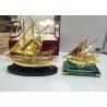 Buy cheap Metal Alloy Arab Cultural Souvenirs / Arabian Fishing Boat Model With Crystal Base from wholesalers