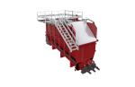 Corrosion Resistant 35m3 2*5.5kw Raw Material Hopper