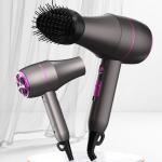 Professional Negative Ion 1800W Powerful AC Motor Gray Nylon Hair Dryer