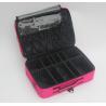 Buy cheap Oxford Beauty Bag With Double Zipper Fabric Makeup Train Case For Artist Rose Cosmetic Bag 3 Layer Organizer from wholesalers