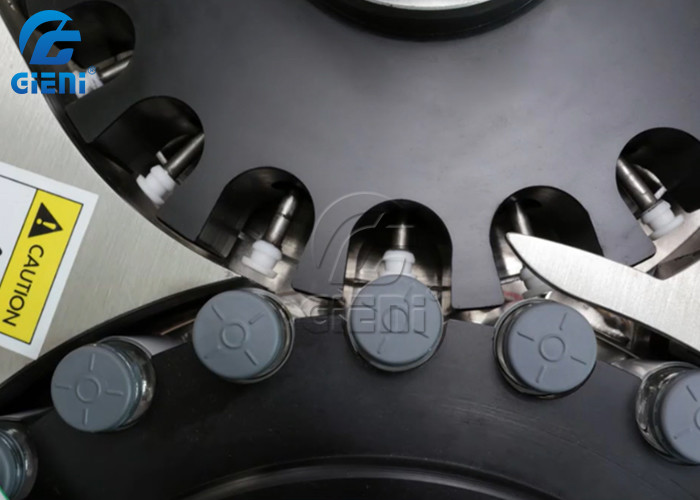 Double Head Rotary Labeling Machine For 10-50mm Diameter Glass Bottles