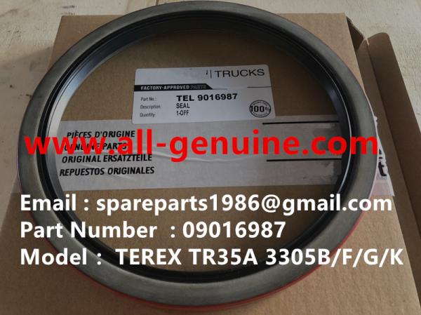 TEREX 09016987 SEAL MINING QUARRY NHL RIGID DUMP TRUCK TR35 TR50 TR60 TR100 3303