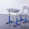 Buy cheap Adjustable Iron Aluminum Student Desk And Chair Set Lead - Free Powder Coating Enviornmental from wholesalers