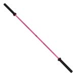 15kg colored women's pink barbell bar rated 1500lb for weightlifting, powerlifti