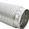 Buy cheap Stretchable 10'' Semi Rigid Aluminum Duct With Collars Heat Resistant from wholesalers