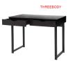Buy cheap Black Modern Office Table Writing Desk With Drawers Study Home Office Furniture from wholesalers
