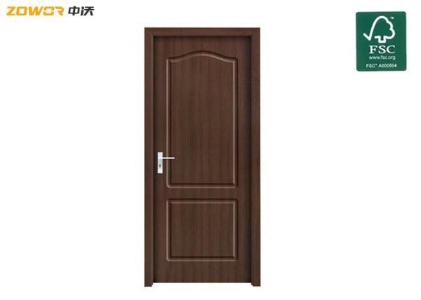 Buy cheap 20Kg/M2 Apartment Exit HDF Strip Oak Plain Wooden Door from wholesalers