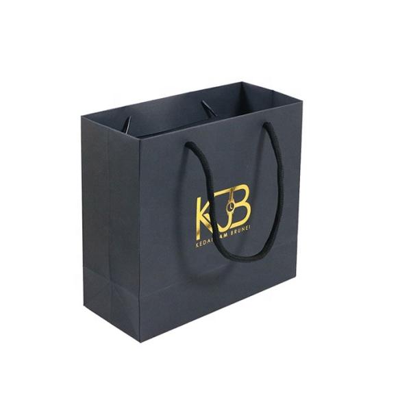 Buy cheap Recyclable Hot Stamping SBS Board Gift Bags With Handles from wholesalers