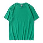 Anti Pilling Fabric 160gsm Plain Soft Cotton T Shirts Leisure Style Knitted