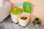 Promotion Plastic airtight lid Pet Food Storage Container, 40L /15KG Large