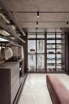 Tailored Modern Custom Walk In Closet Wardrobe With Glass Door Penal