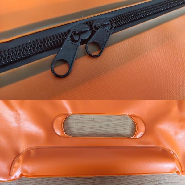 CE Mortuary Human Body Bags Orange Color For Dead Bodies